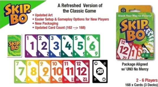 Mattel Uno Kort Skip Bo Atnaujintos Jmm20 