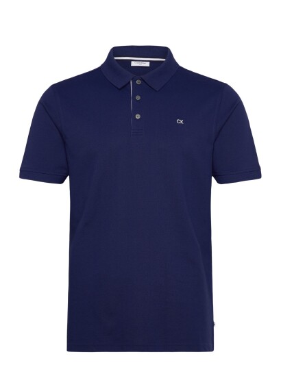 Calvin Klein Golf Quad Polo   Navy   XL