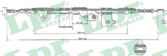 Bremsewire LPR C0503B Bremsewire LPR C0503B