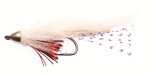 Flies Zonker Conehead #6 - White White