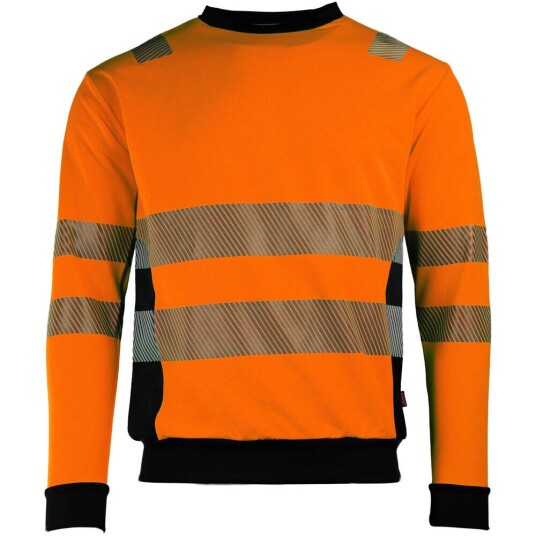 3x Workwear Genser Boye Orange Sort 3xl Hivis En20471 Kl3 3x Workwear Genser Boye Orange Sort 3xl Hivis En20471 Kl3