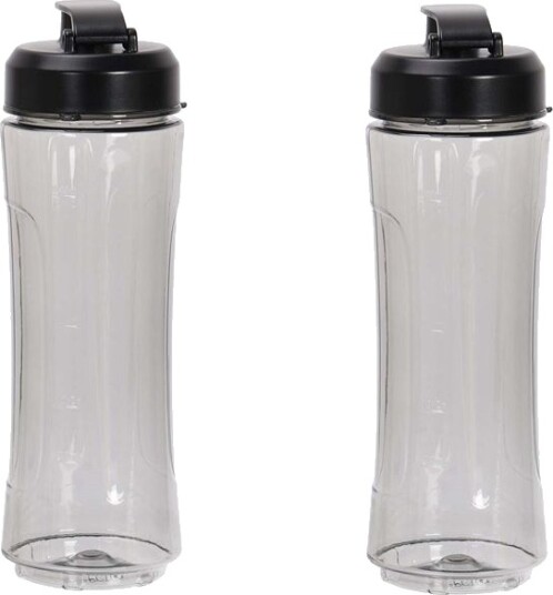 Sabor - Select drikkeflaske 0,6L 2 stk klar/svart Sabor - Select drikkeflaske 0,6L 2 stk klar/svart