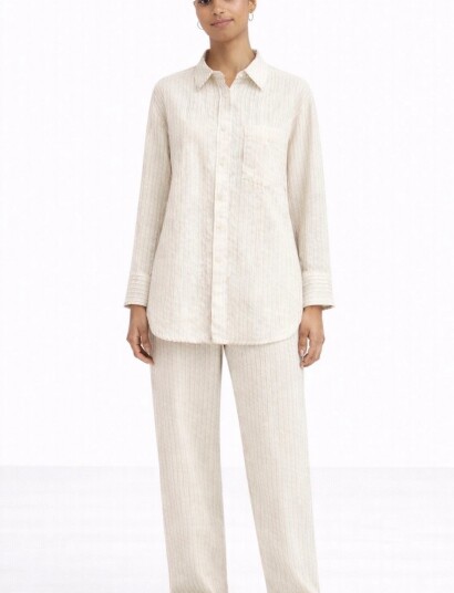 Movesgood Madeleine Shirt   Beige   L/XL