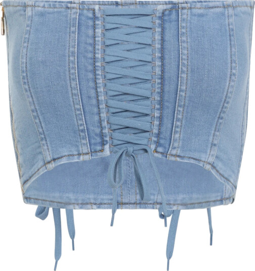 Elisabetta Franchi Dame Topper Blå M, Elisabetta Franchi Dame Topper Blå M,