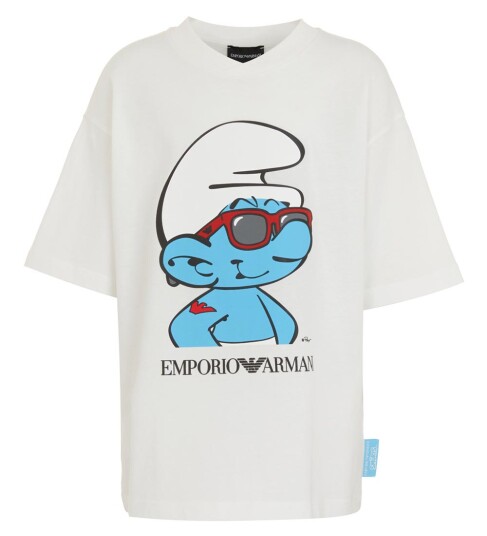 Giorgio Armani Emporio Armani T skjorte Hvit m. Smurfen Emporio Armani 8 år 128 T skjorte Giorgio Armani Emporio Armani T skjorte Hvit m. Smurfen Emporio Armani 8 år 128 T skjorte