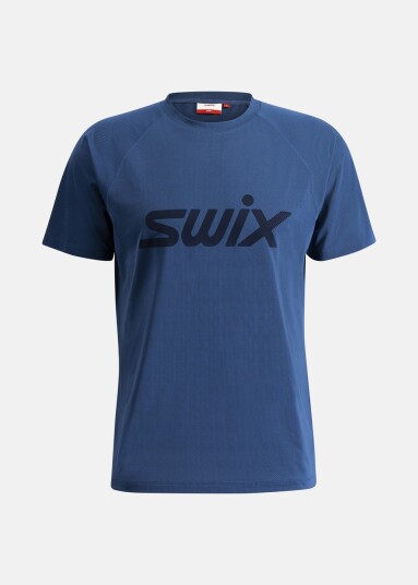 Swix Movex Short Sleeve M Lake Blue 2xl Løpe-T-Shirts Swix Movex Short Sleeve M Lake Blue 2xl Løpe-T-Shirts