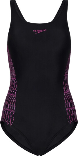 Speedo Placement Muscleback Swimsuit Grey 36 Speedo Placement Muscleback Swimsuit Grey 36