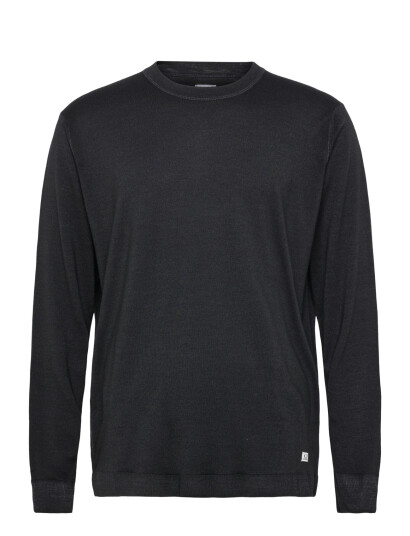 C.P. Company Merino Wool Fast Dyed Crew Neck Logo Knit Black XXL C.P. Company Merino Wool Fast Dyed Crew Neck Logo Knit Black XXL