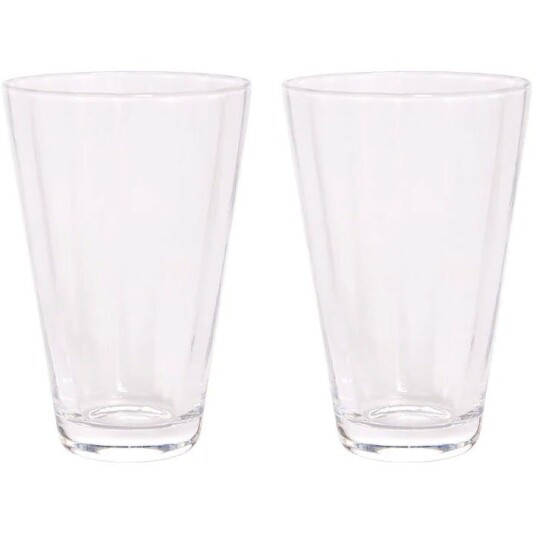 Oyoy Yuka Groove Glass 2 pk Klar Oyoy Yuka Groove Glass 2 pk Klar