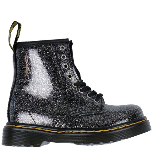 Dr. Martens 1460 T Black+Silver Nebula Glitter - Black - 26