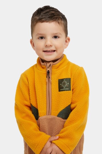 Nordbjörn Rydal Pilejakke Inca gold/Deep Depths/Tobacco brown 110-116