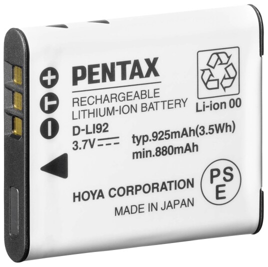 Pentax D-LI92 Lithiumbatteri til kamera