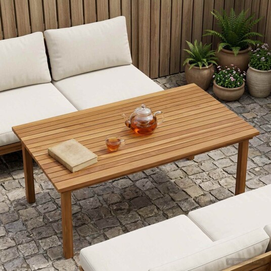 vidaXL Bordplate 110 x 55 x 3,5 cm Rektangulær Massivt Teaktre vidaXL Bordplate 110 x 55 x 3,5 cm Rektangulær Massivt Teaktre
