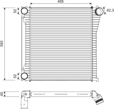VALEO 818397 Intercooler