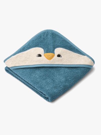 LIEWOOD Oceanview Mix Albert Penguin Hooded Håndkle