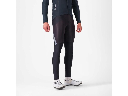 Castelli Sorpasso RoS bibtights med seler black/silver refleks herre