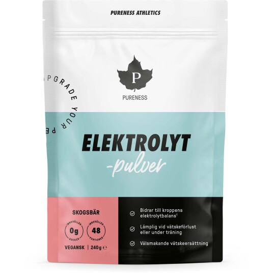 Pureness Elektrolytpulver Skogsbär 240 g Pureness Elektrolytpulver Skogsbär 240 g