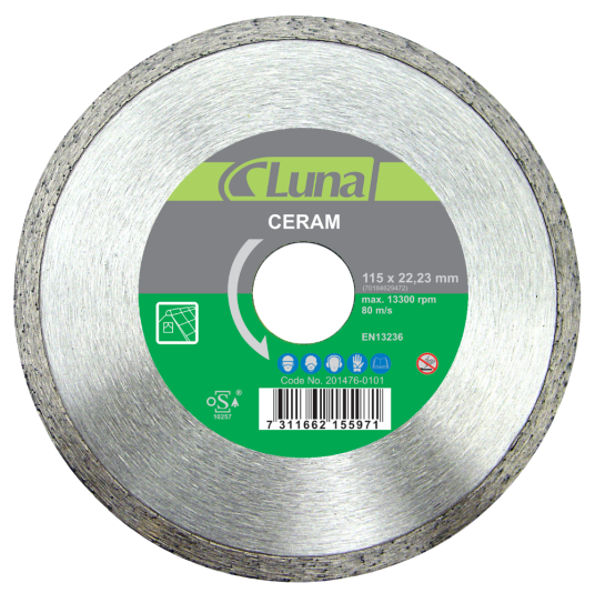 Diamantskive Keramisk 125x1,88x22