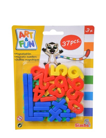 Simba Toys Art & Fun  Magnetic Numbers/Signs - Multi/patterned - ONE SIZE