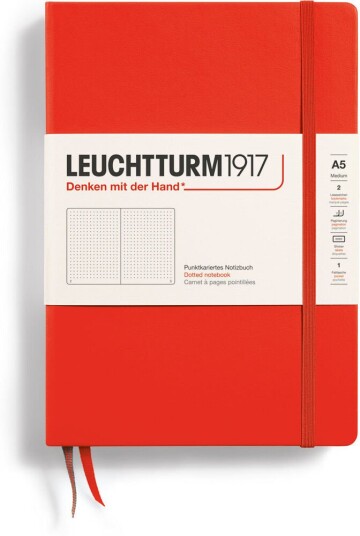 Leuchtturm1917 Notebook Dotted A5 Hardcover Lobster