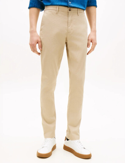 Tommy Hilfiger Bleecker Printed Structure Chino   Beige   30 x 34