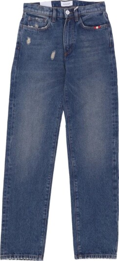 Amish Dame Jeans Blå W28,