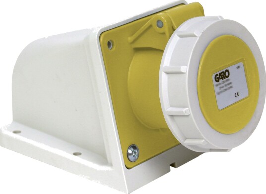 Garo Stikkontakt Uiv 416-4 S + Ru IP67, 5-Polet, 16 A Gul, 4 H