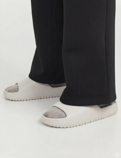 Jack & Jones Jfwripple Moulded Slider Ln   Cream   42
