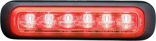 Posisjonslys Strands Dark Knight Strobe Light 6LED 12/24V / 24W / 129 mm Rød