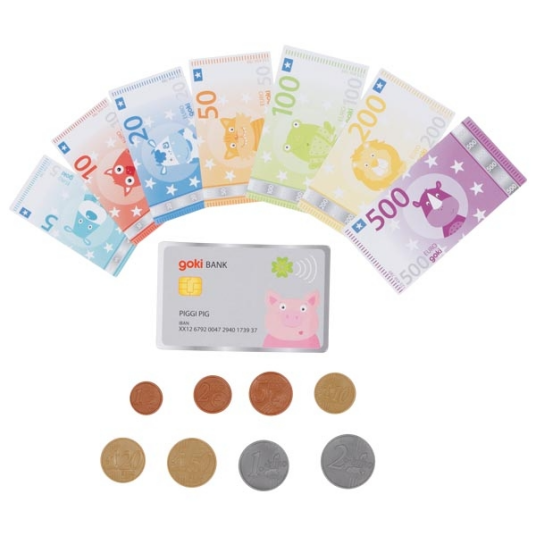 Goki Lekepenger (dyre-valuta) inkl. kredittkort Goki Lekepenger (dyre-valuta) inkl. kredittkort
