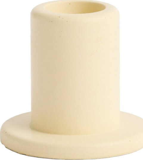 Hay Tube Lysestake i Betong 5,5 cm Limegul med Unik Finish