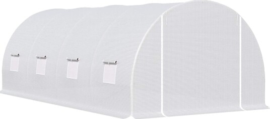 Stort filmdrivhus 600x300x200cm Værbestandig