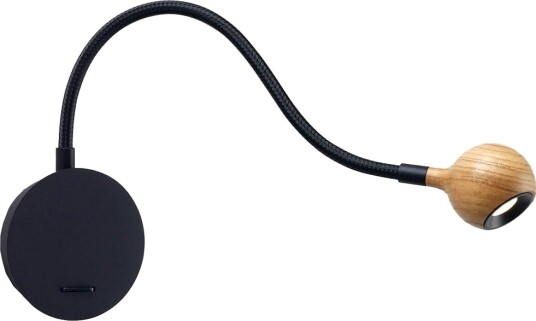 No8 Vegglampe  3W LED  Eik
