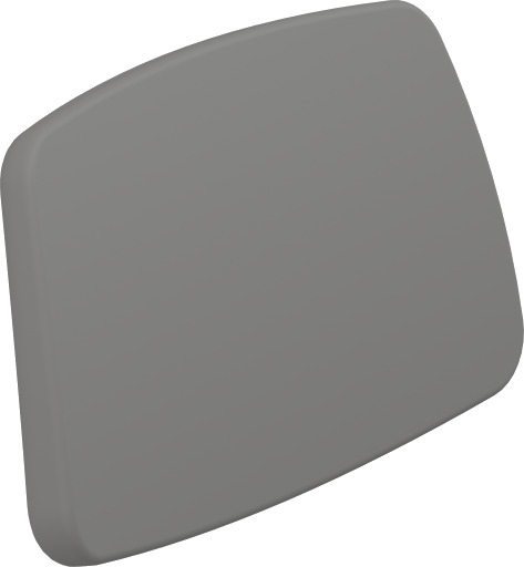 Pressalit Care Plus ryggstøtte 38,5x20,9 cm grå Antrasitt