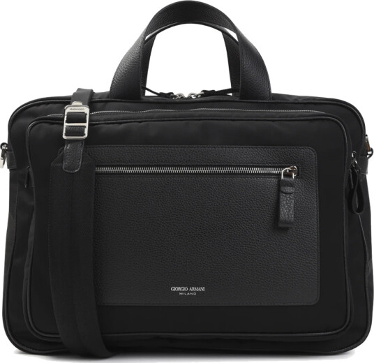 Giorgio Armani Herre Vesker Svart ONE SIZE,
