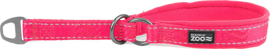 Rufus Hundehalsbånd Halvjern 20 mm 35-45 cm Pink fra Selected by ZOO