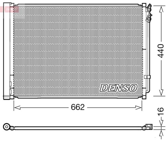 Kondensator DENSO DCN05032 Kondensator DENSO DCN05032