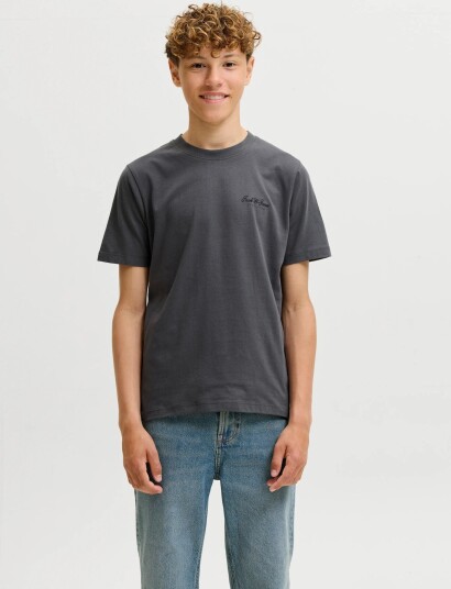 Jack & Jones Jjearchive Graphic Tee Ss Oneck Noos Jnr Grey 176