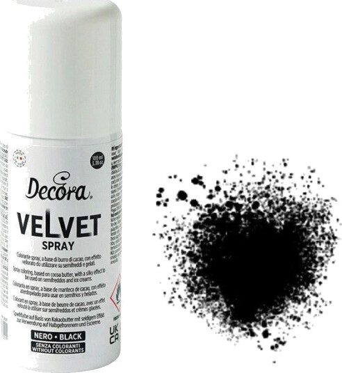 Decora Velvet Spray Svart 100ml | Slikkepott.No
