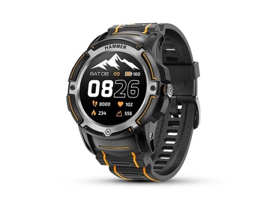 Myphone Hammer Watch Plus, 3,43 Cm (1.35"), Amoled, Pekskärm, Gps, 48 G
