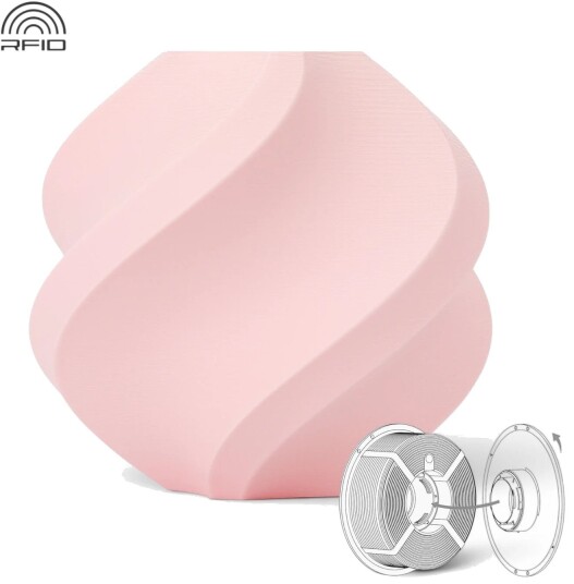 Bambu Lab PLA Pure Refill Milky Pink