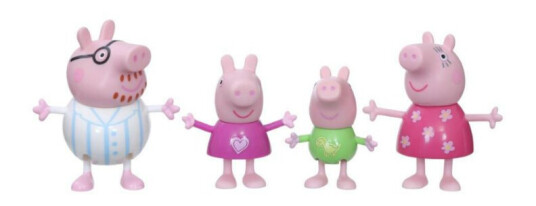 Peppa Gris Peppa's Familie Figursett Sengetid