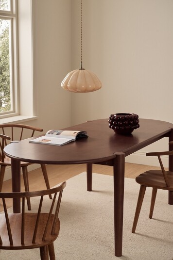 Ellos Home   Spisebord Alexander 218x98 cm   Brun
