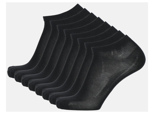 X-Trail Ankle Sock 8-Pack Black 43-46 Bomullssokker