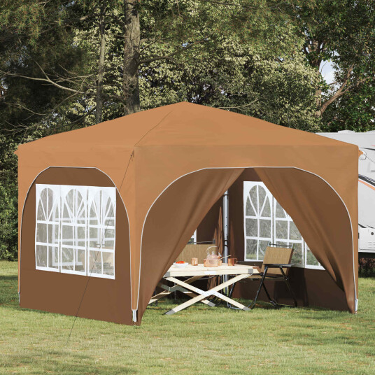 Pop up Festtelt 290 x 290 x 245 cm Beige