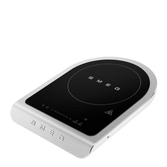 Smeg Collezione 2100W Bærbar Induksjonstopp Hvit med Koketermometer