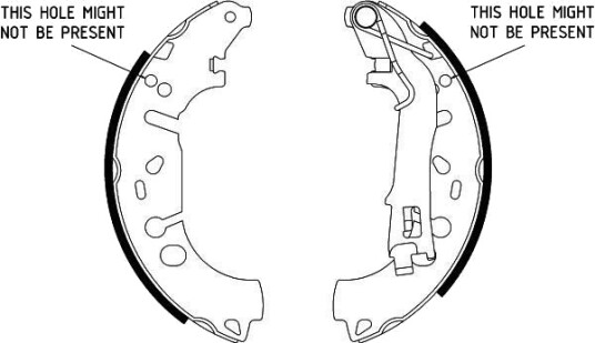 Bremsesko sett HELLA 8DB 355 002-971