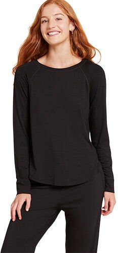 Boody Goodnight Raglan Sleep Top Black S