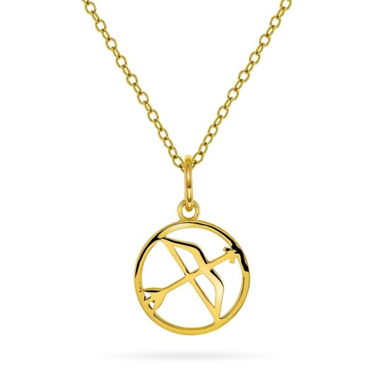 Pan Jewelry Smykke i 925 forgylt sølv med skytten Pan Jewelry Smykke i 925 forgylt sølv med skytten