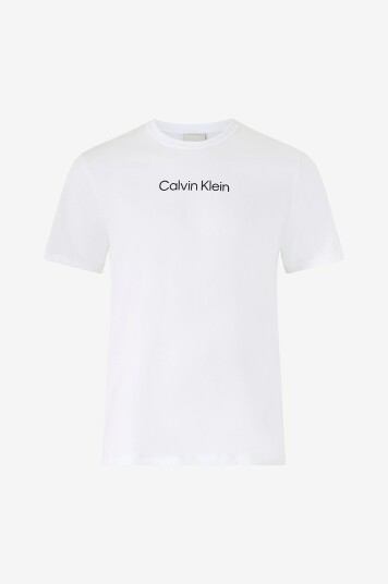 Calvin Klein - T-skjorte SS Standard Logo 30s Crewnk Tee - Hvit Calvin Klein - T-skjorte SS Standard Logo 30s Crewnk Tee - Hvit